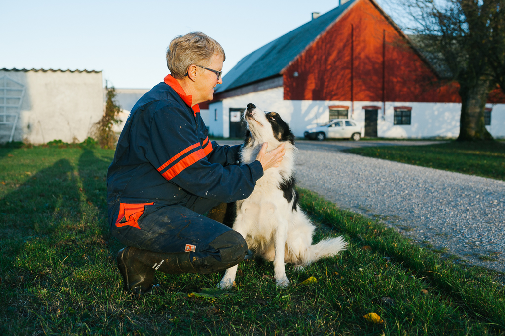 woman dog fotograf gotland linnea ronström